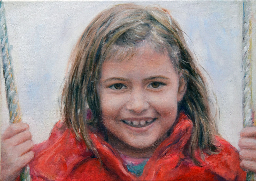 Auftrag, 32 x 40 cm, Öl auf Leinwand, 2013 | © Claudia Bachmann
