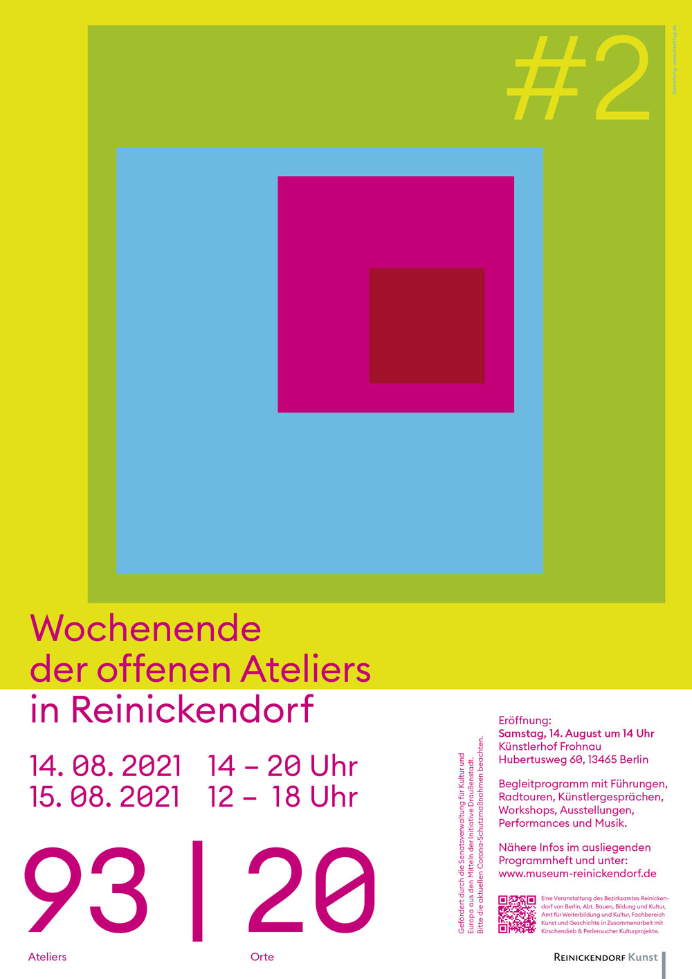 Künstlerhof Frohnau: Atelierwochenende Reinickendorf 2020
