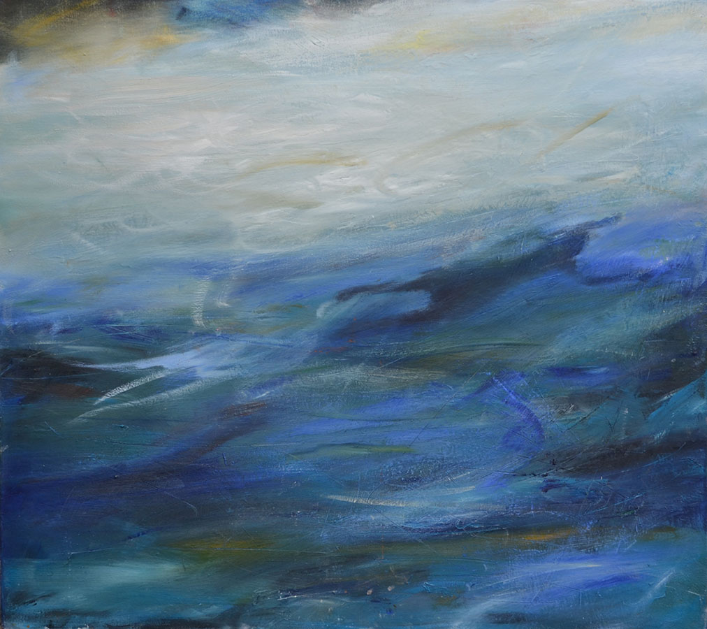 Schweben 1, 80 x 90 cm, Öl auf Leinwand 2013 | © Claudia Bachmann